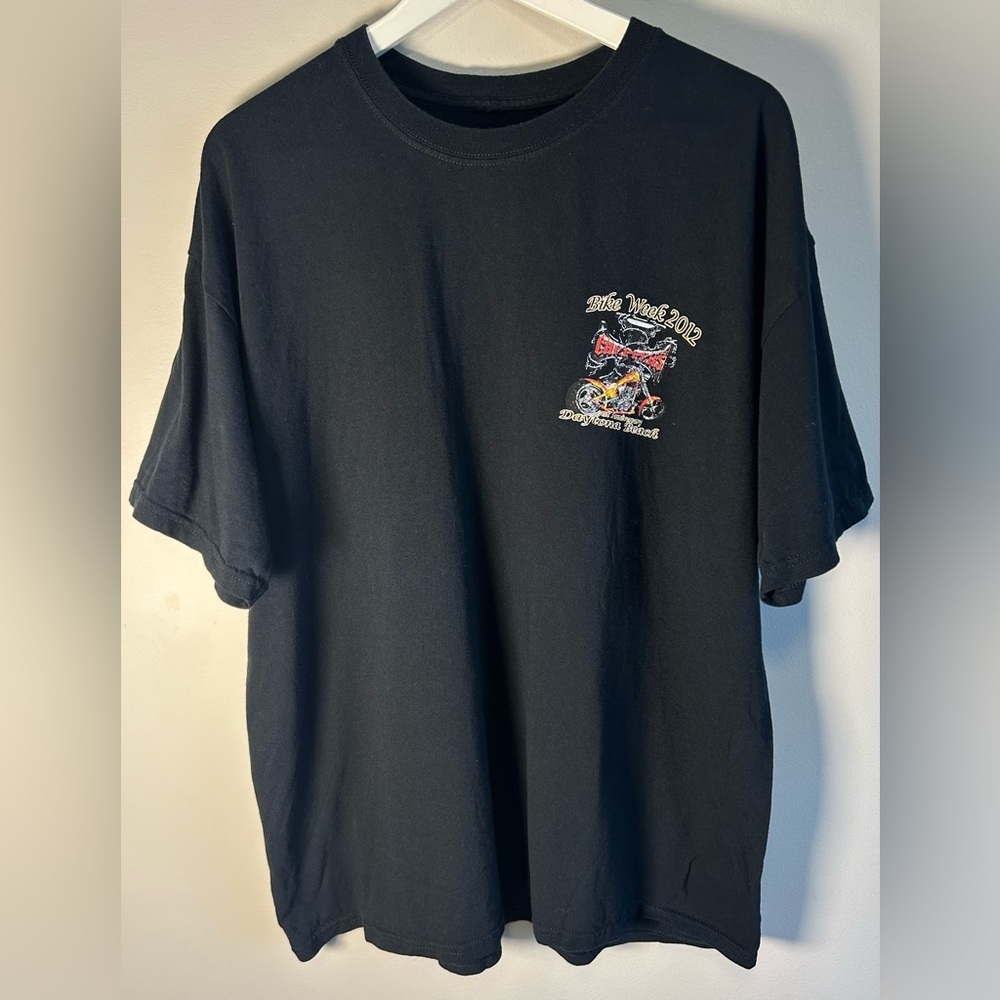 Bike Week World Of Choppers T-Shirt Mens Size XL Black 2012 Daytona Beach 71st